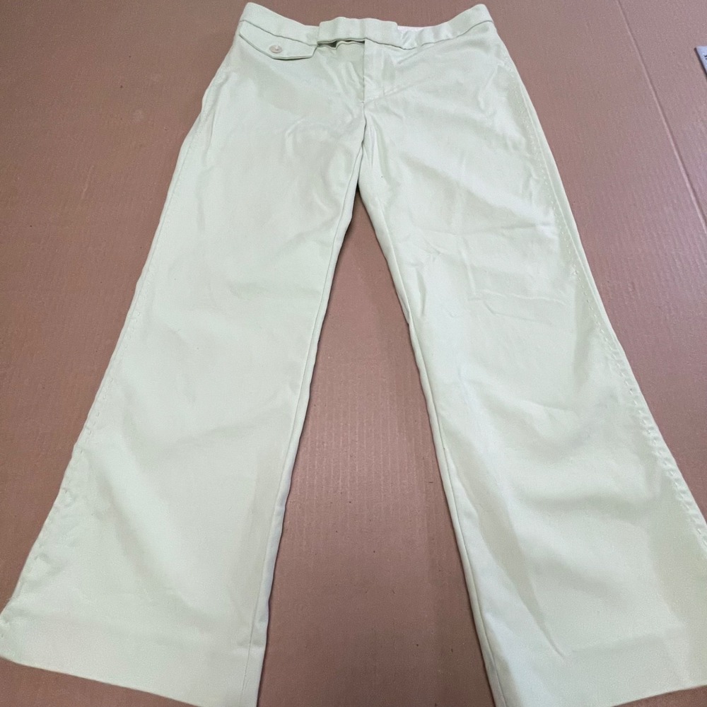 Vintage Banana Republic Spring 2005 Mint Green Martin Fit Stretch Pants Size 6